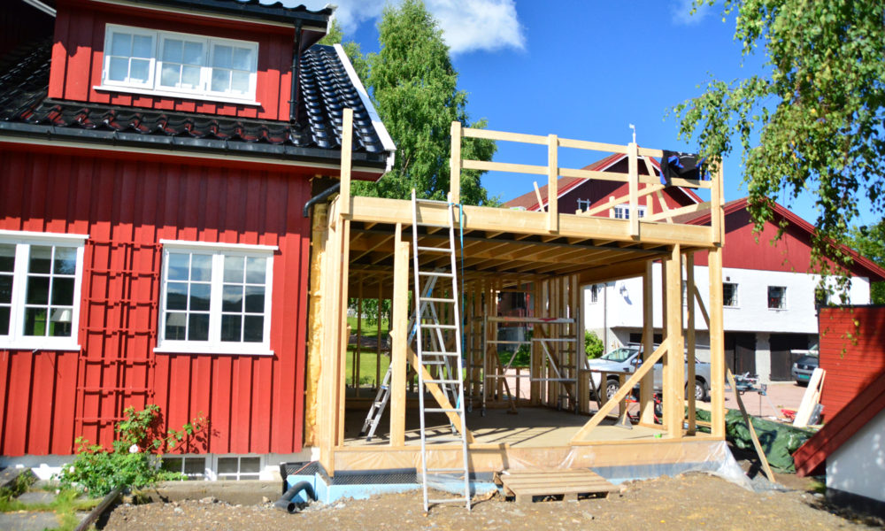 Tilbygg villa Bærum Tilbygg til villa