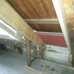 Forsterking av sperrer med kerto bjelker